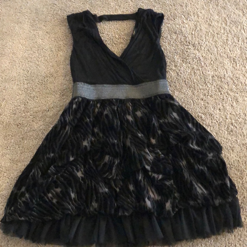 Black cocktail dress